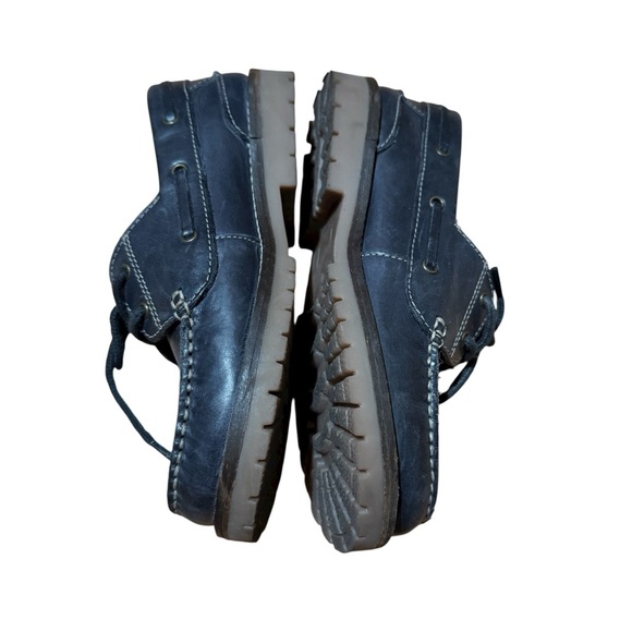 Zara Black Dress Shoes Paraboot Loafers Lace Up Boys Size 33/2 - Picture 4 of 11